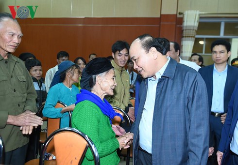 Premierminister Nguyen Xuan Phuc besucht Tra Linh in Cao Bang - ảnh 1